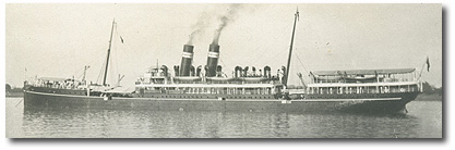 Bharata (BI 1903-1923) was one of the three-ship B class (one of which is pictured) built for the company's premier Calcutta-Rangoon service 