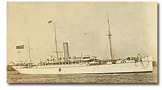 5324 gt Avoca was built in 1891 by Dennys for BI Associated Steamers and the company's Queensland Royal Mail service.